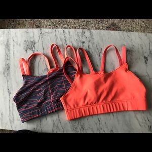Set of 2 - Oiselle Verrazano Sports Bras - size 4